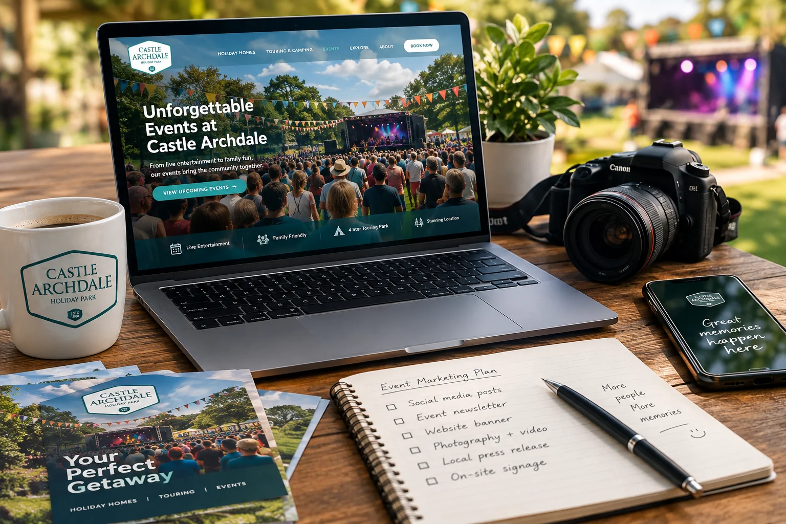 Website and brand presentation