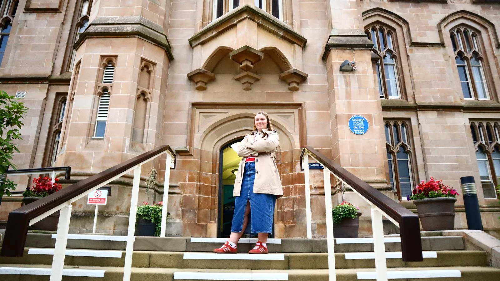 Wendy Smyth outside Ulster University’s Magee campus